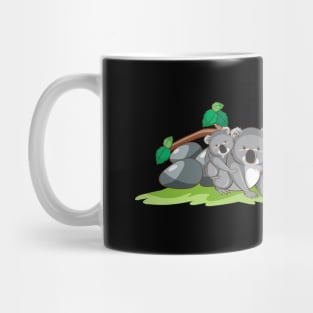 Mama Bear Australian Native Lovely Koala Bear Family Mug